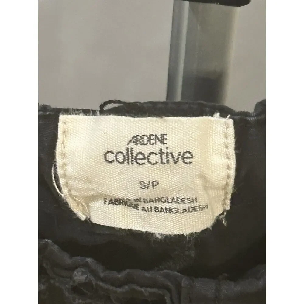 Ardene Collective Black Drawstring Pants Women's size S - Picture 3 of 3
